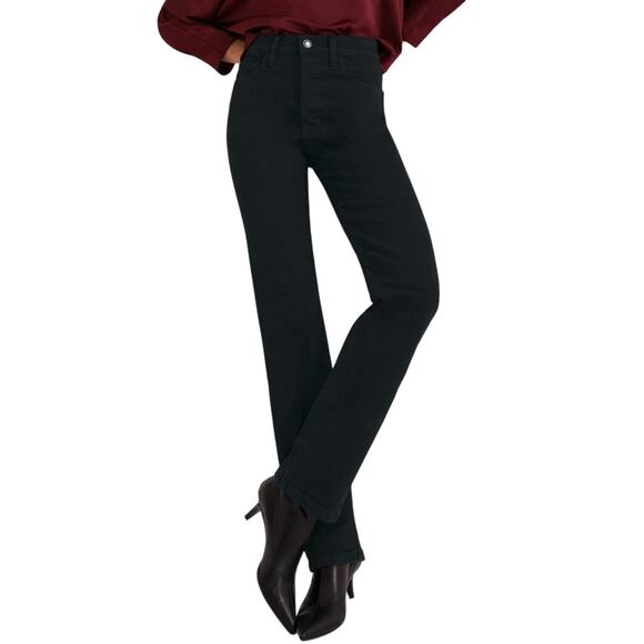 The Favorite Daughter Jeans The Vivi Straight Leg black size 24 - Picture 1 of 8